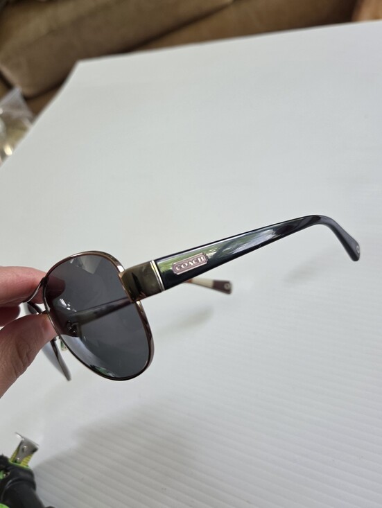 Vintage COACH Kristina Aviator Sunglasses Y2K 2000s main image 7